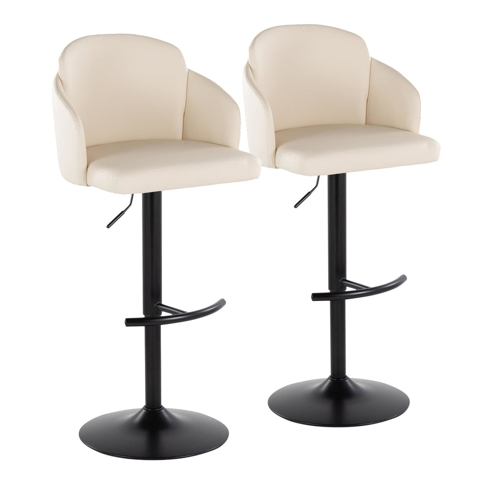 Dahlia Adjustable Barstool - Set of 2