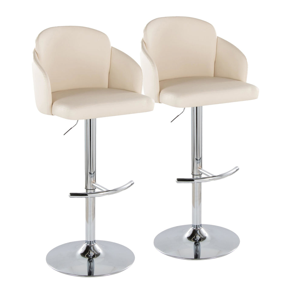 Dahlia Adjustable Barstool - Set of 2