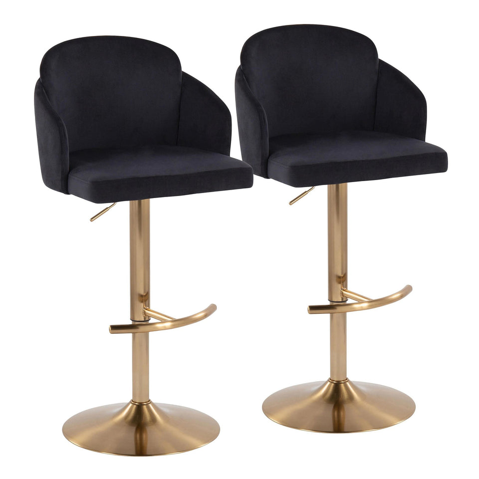 Dahlia Adjustable Barstool - Set of 2