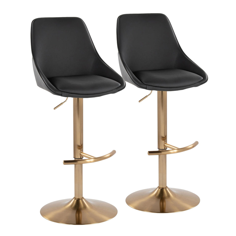 Diana Adjustable Barstool - Set of 2