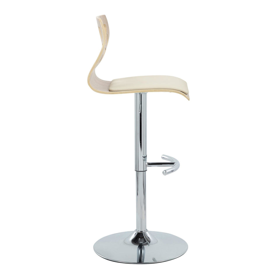 Folia Adjustable Barstool - Set of 2