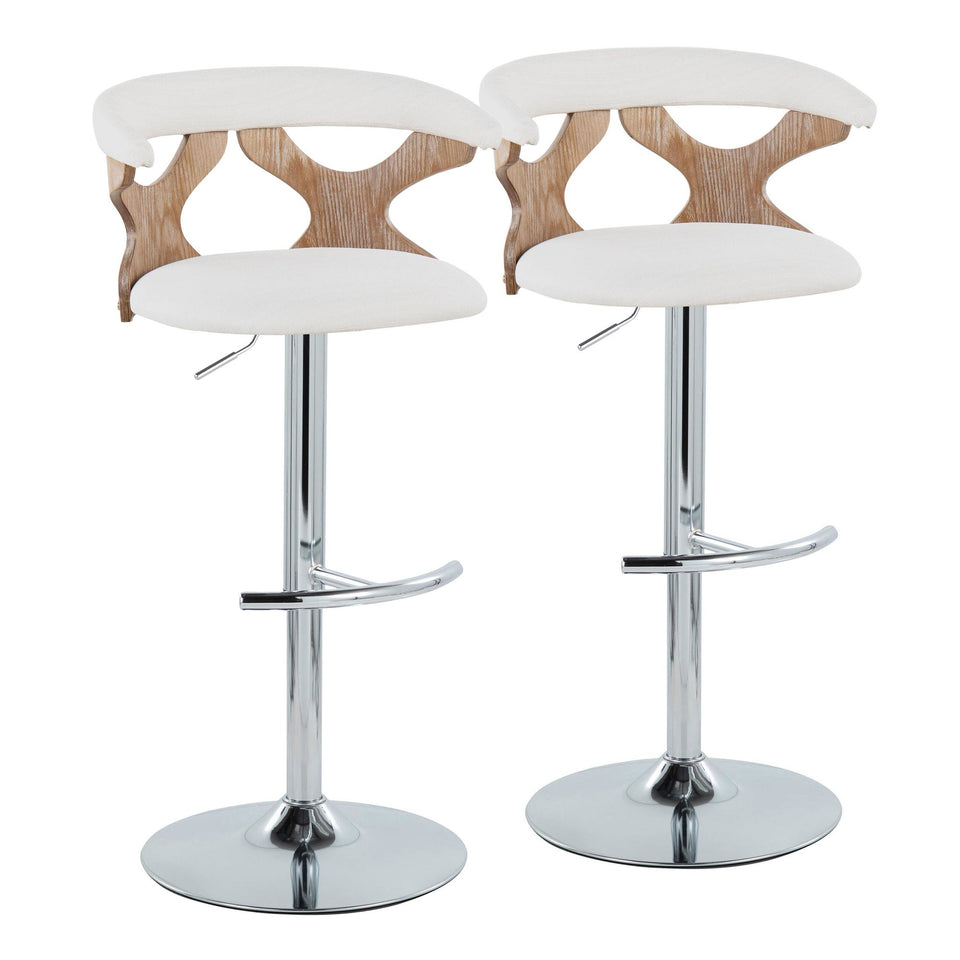 Gardenia Adjustable Barstool - Set of 2