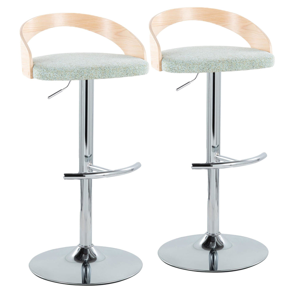 Grotto Adjustable Barstool - Set of 2