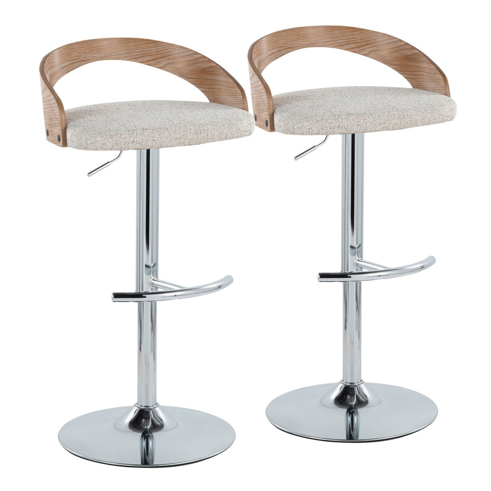 Grotto Adjustable Barstool - Set of 2