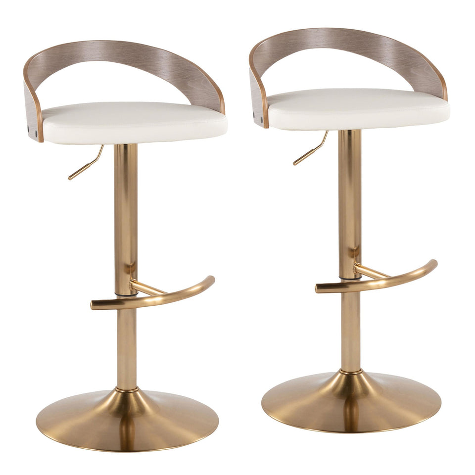 Grotto Adjustable Barstool - Set of 2