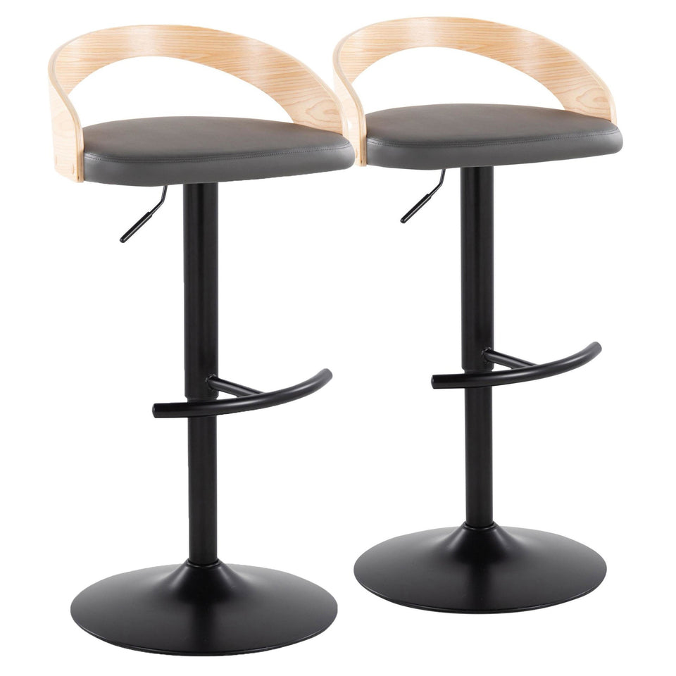 Grotto Adjustable Barstool - Set of 2