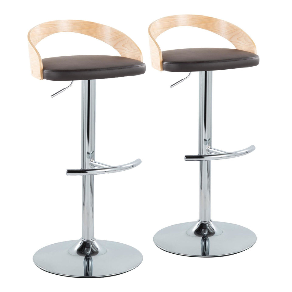 Grotto Adjustable Barstool - Set of 2