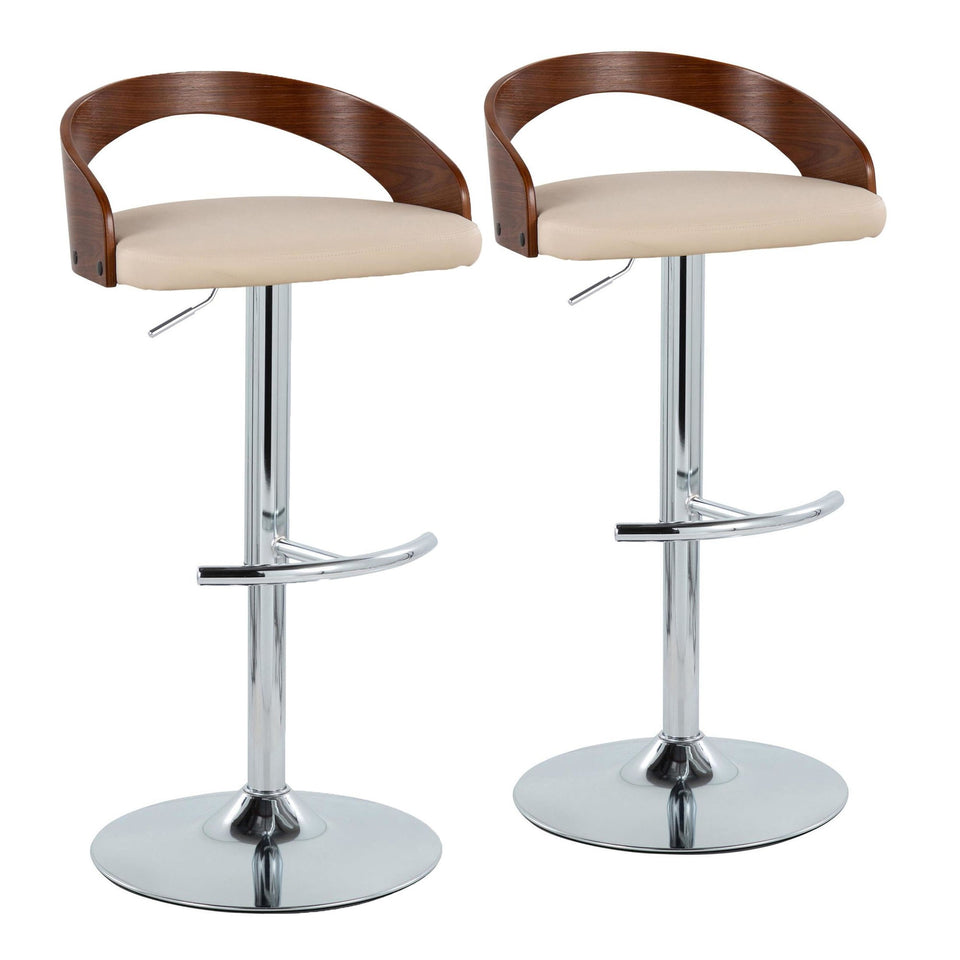 Grotto Adjustable Barstool - Set of 2