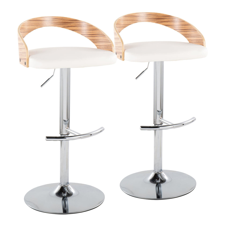 Grotto Adjustable Barstool - Set of 2