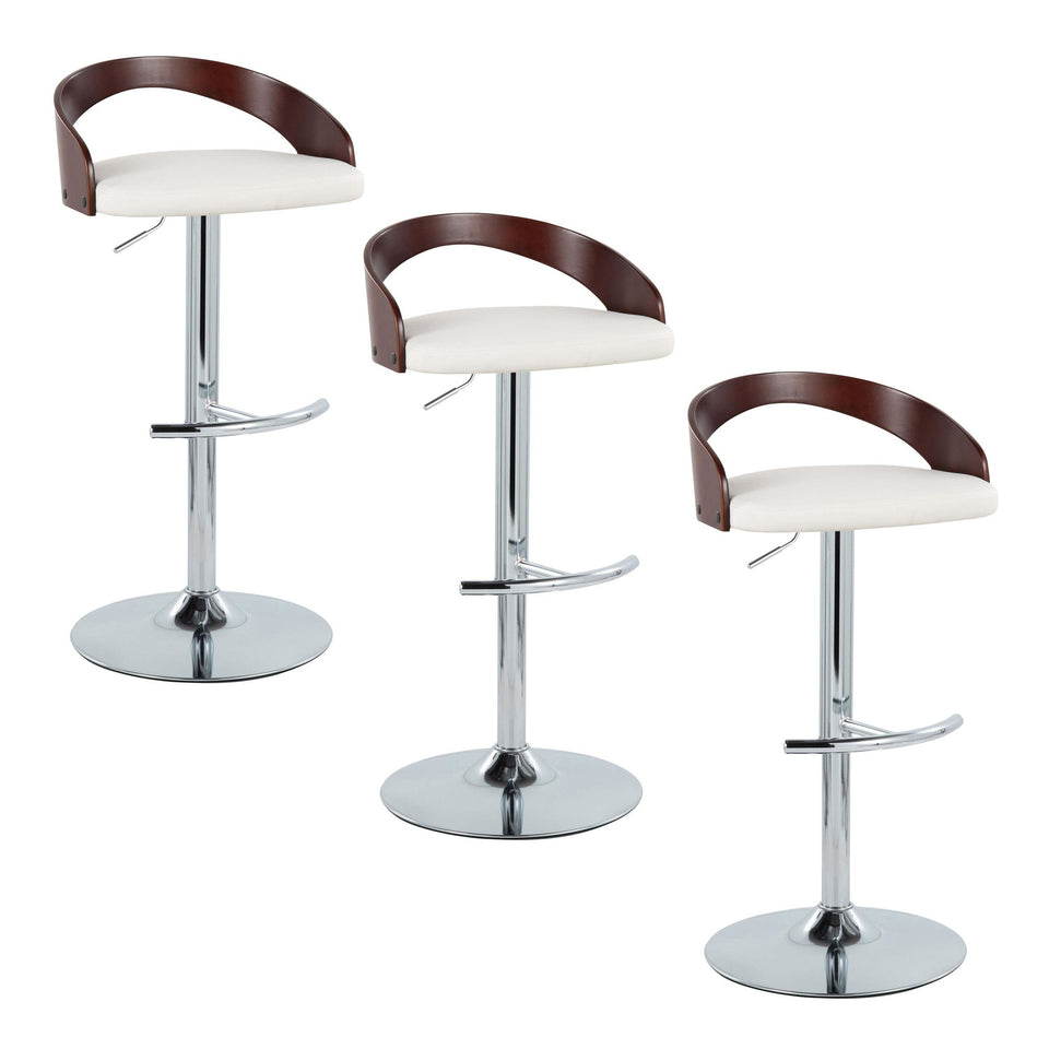 Grotto Adjustable Barstool - Set of 3