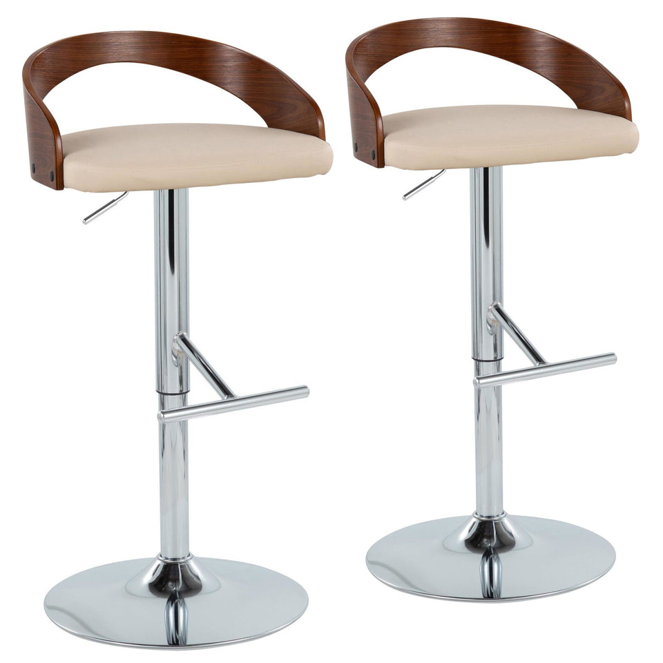 Grotto Adjustable Barstool - Set of 2