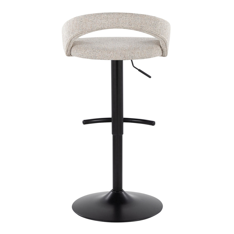 Grotto Upholstered Adjustable Barstool - Set of 2
