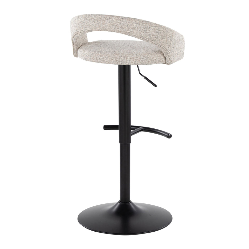 Grotto Upholstered Adjustable Barstool - Set of 3