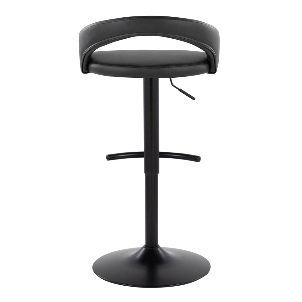 Grotto Upholstered Adjustable Barstool