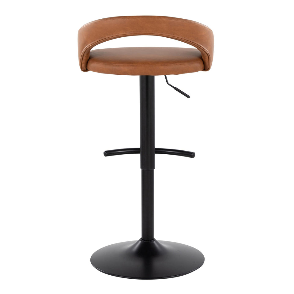 Grotto Upholstered Adjustable Barstool