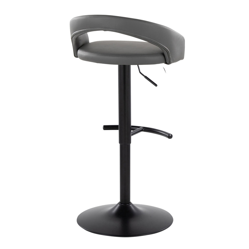 Grotto Upholstered Adjustable Barstool