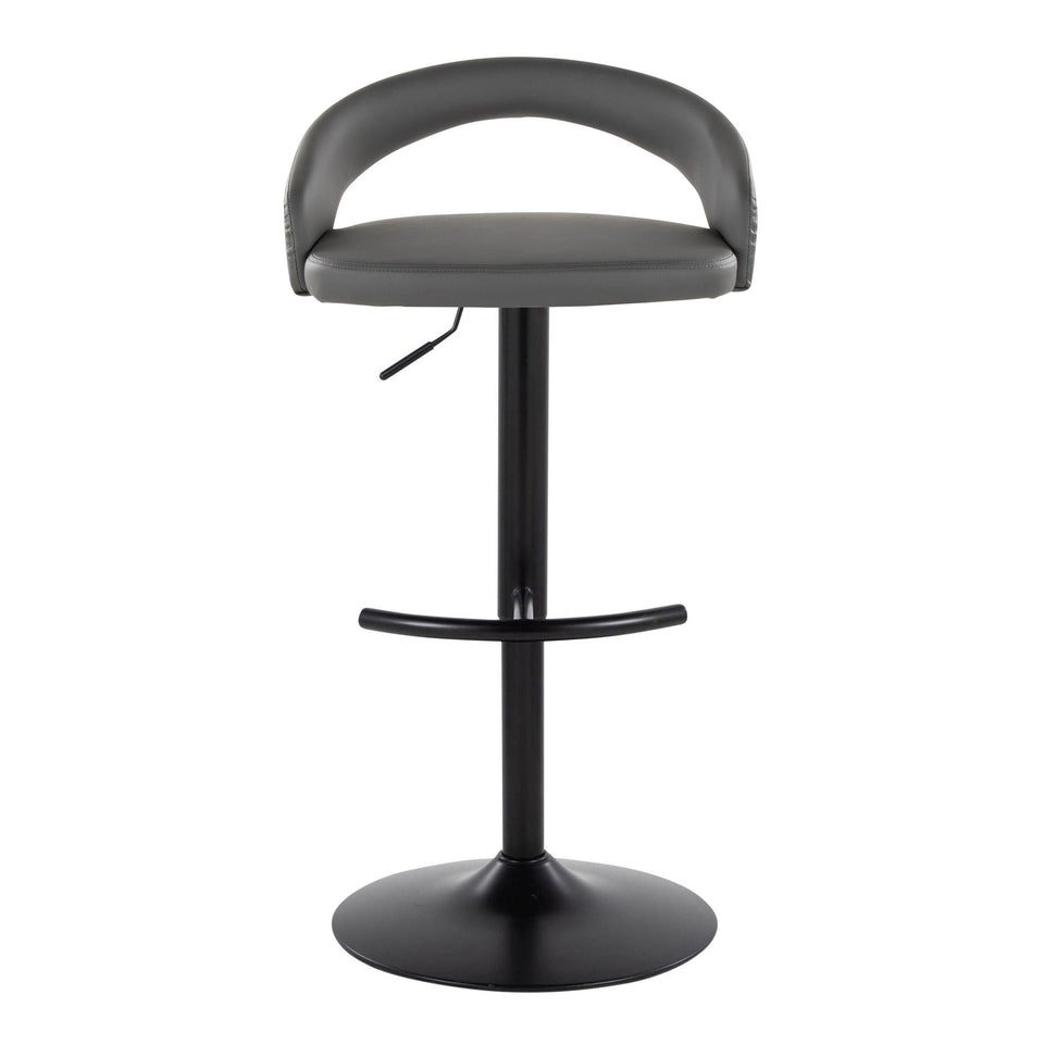 Grotto Upholstered Adjustable Barstool