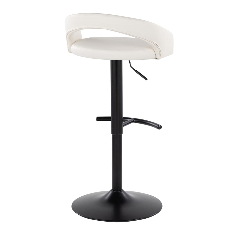 Grotto Upholstered Adjustable Barstool