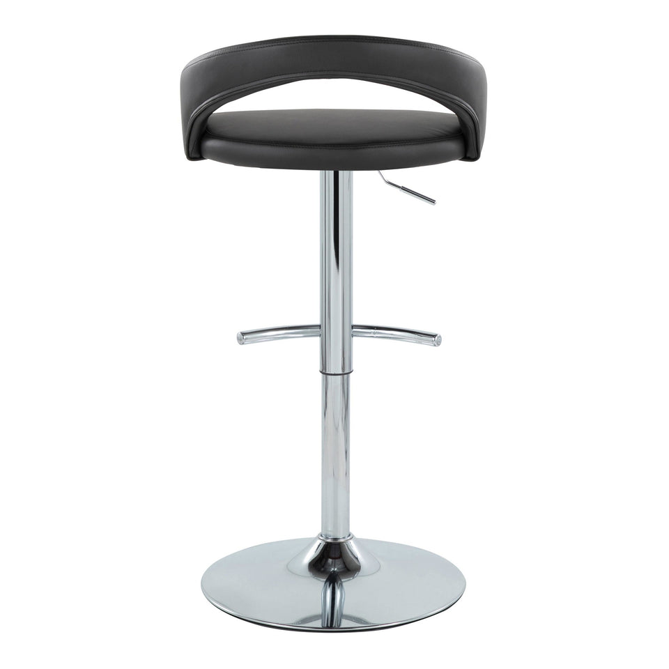 Grotto Upholstered Adjustable Barstool
