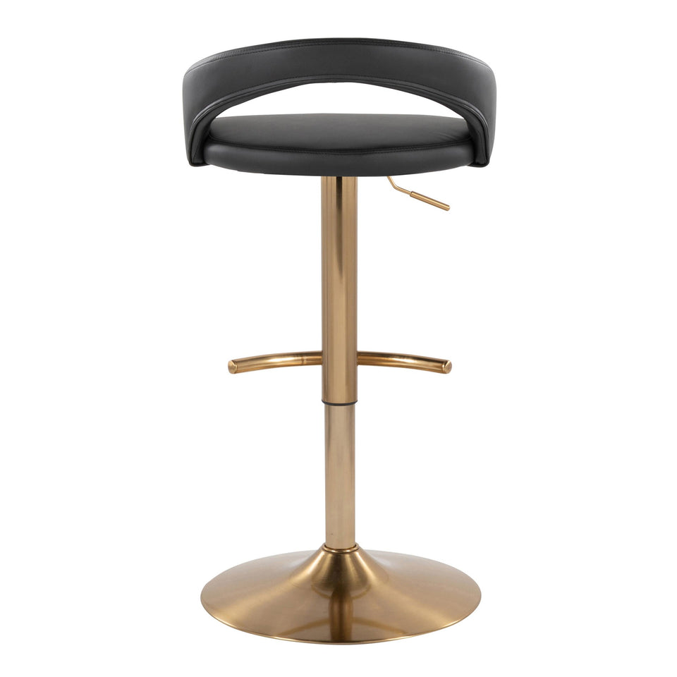 Grotto Upholstered Adjustable Barstool - Set of 2