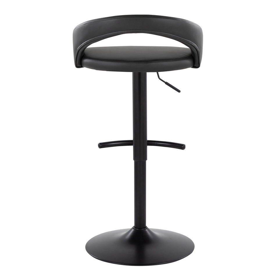 Grotto Upholstered Adjustable Barstool - Set of 2