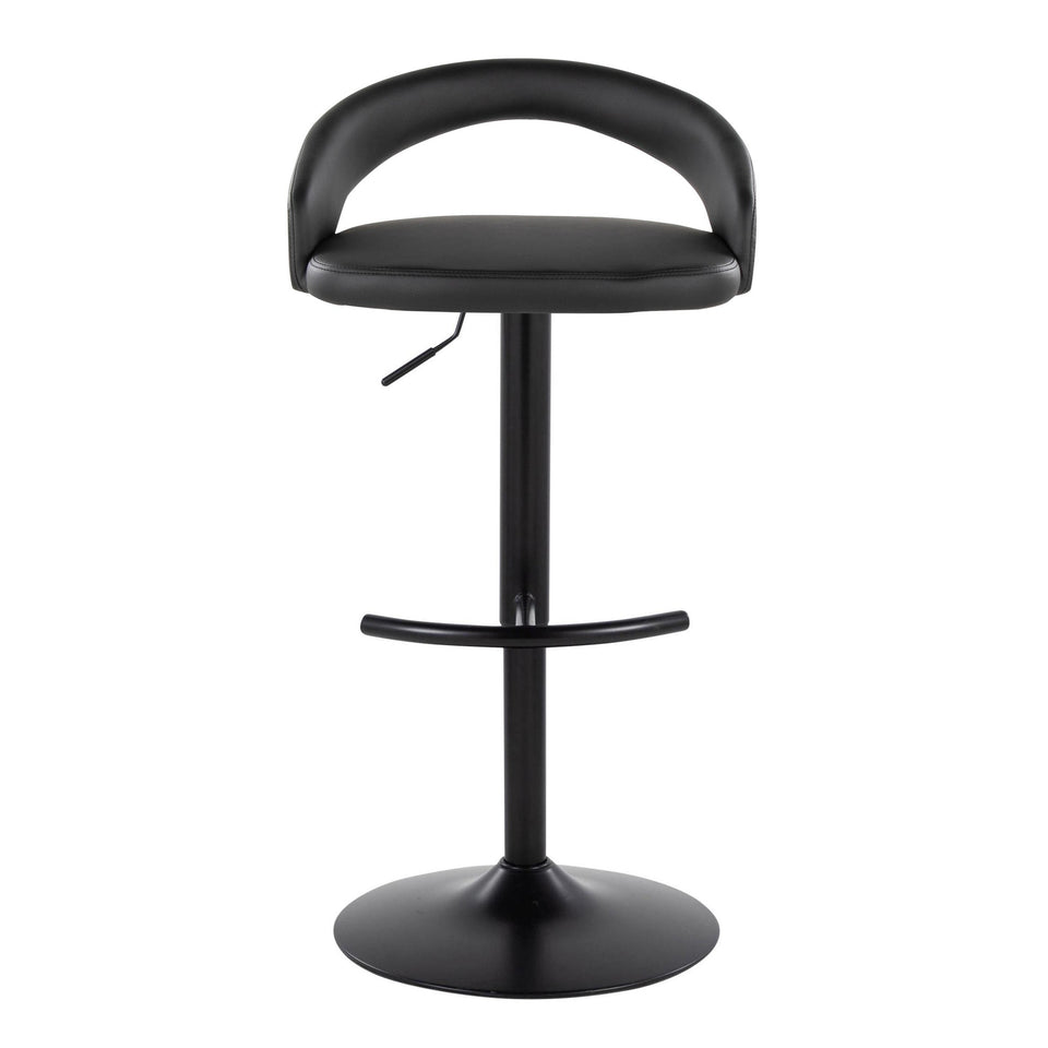 Grotto Upholstered Adjustable Barstool - Set of 2