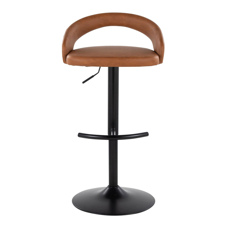 Grotto Upholstered Adjustable Barstool - Set of 2