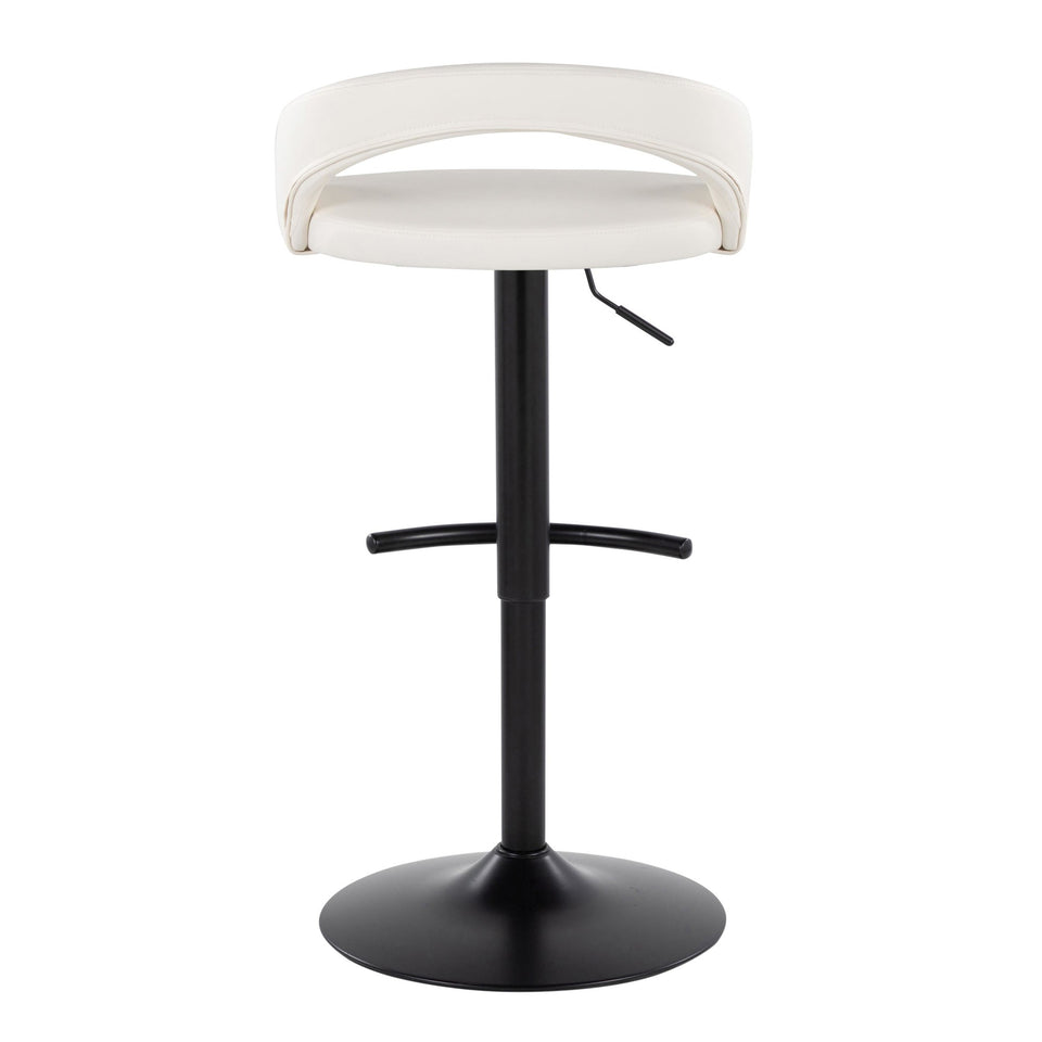 Grotto Upholstered Adjustable Barstool - Set of 2