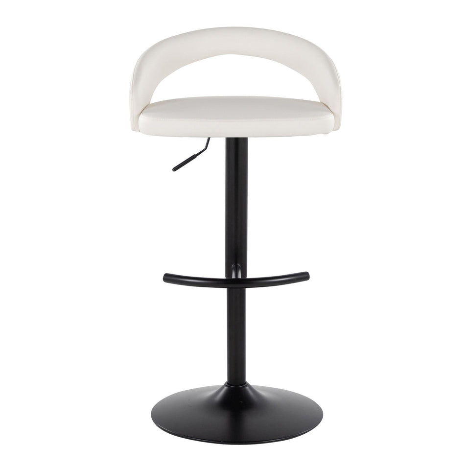Grotto Upholstered Adjustable Barstool - Set of 2