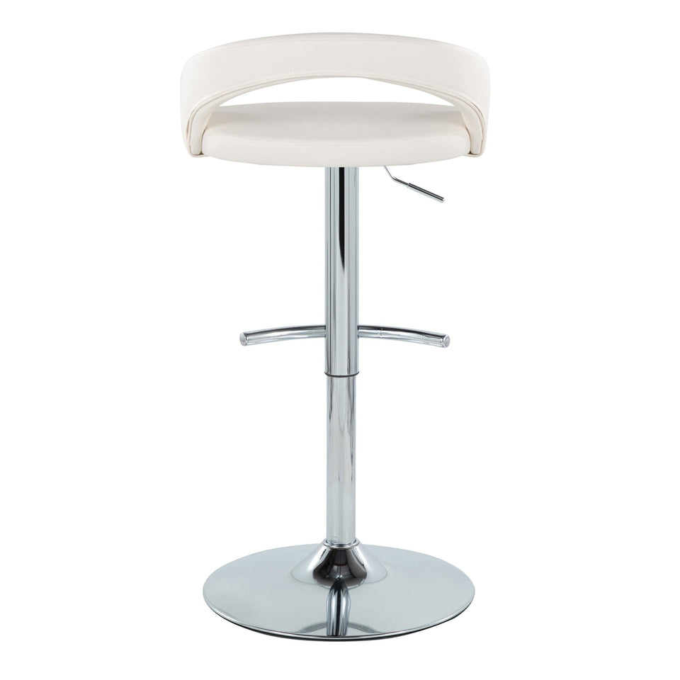 Grotto Upholstered Adjustable Barstool - Set of 2