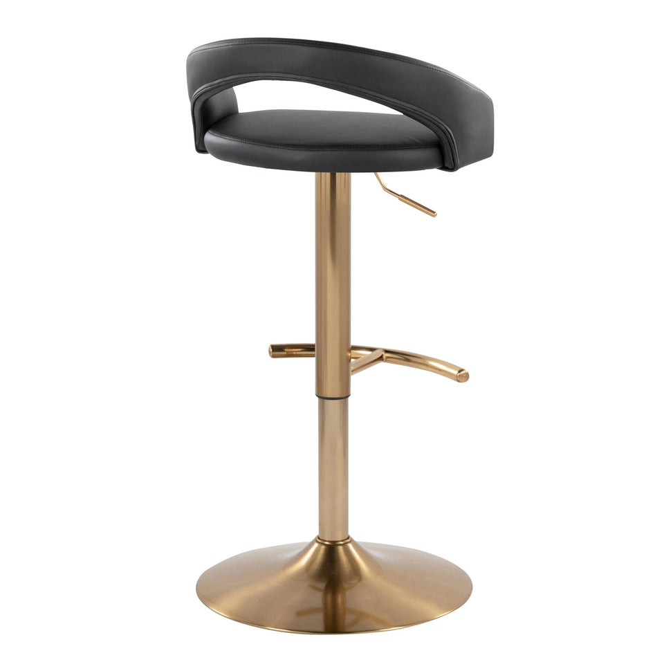 Grotto Upholstered Adjustable Barstool - Set of 3