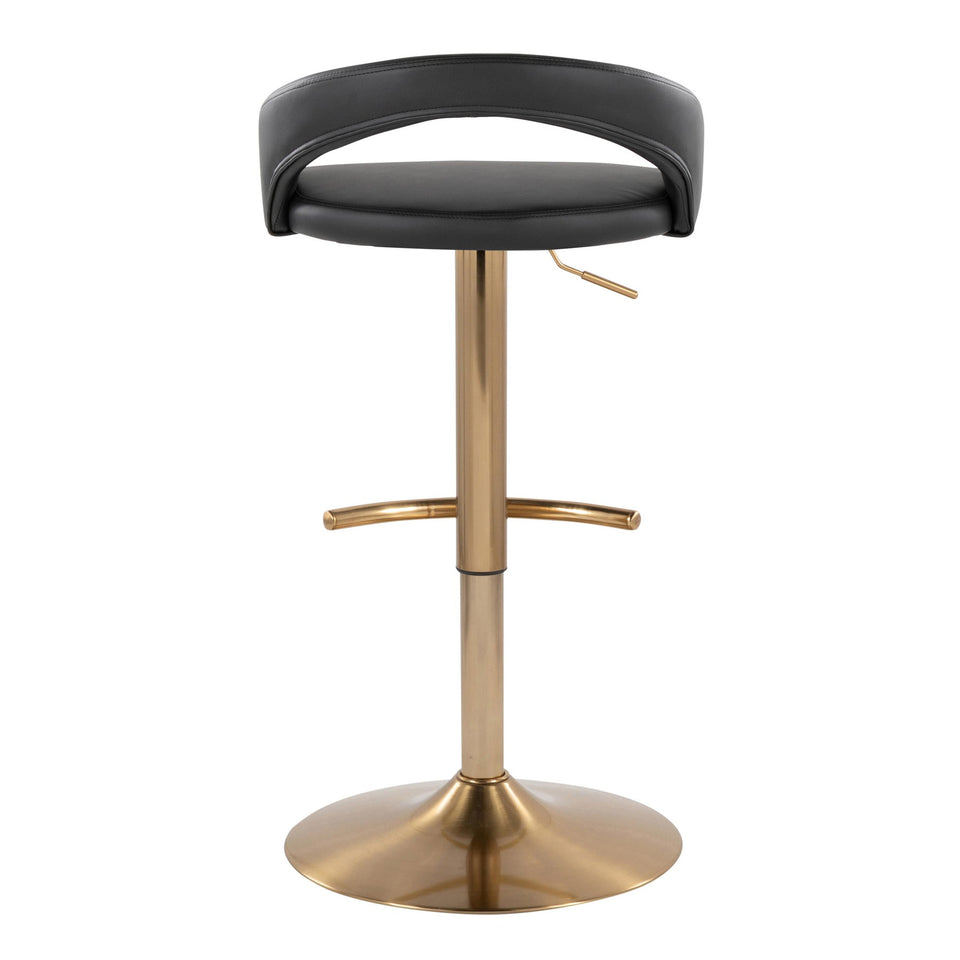 Grotto Upholstered Adjustable Barstool - Set of 3