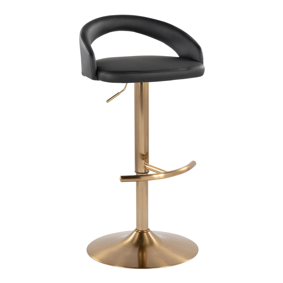 Grotto Upholstered Adjustable Barstool - Set of 3