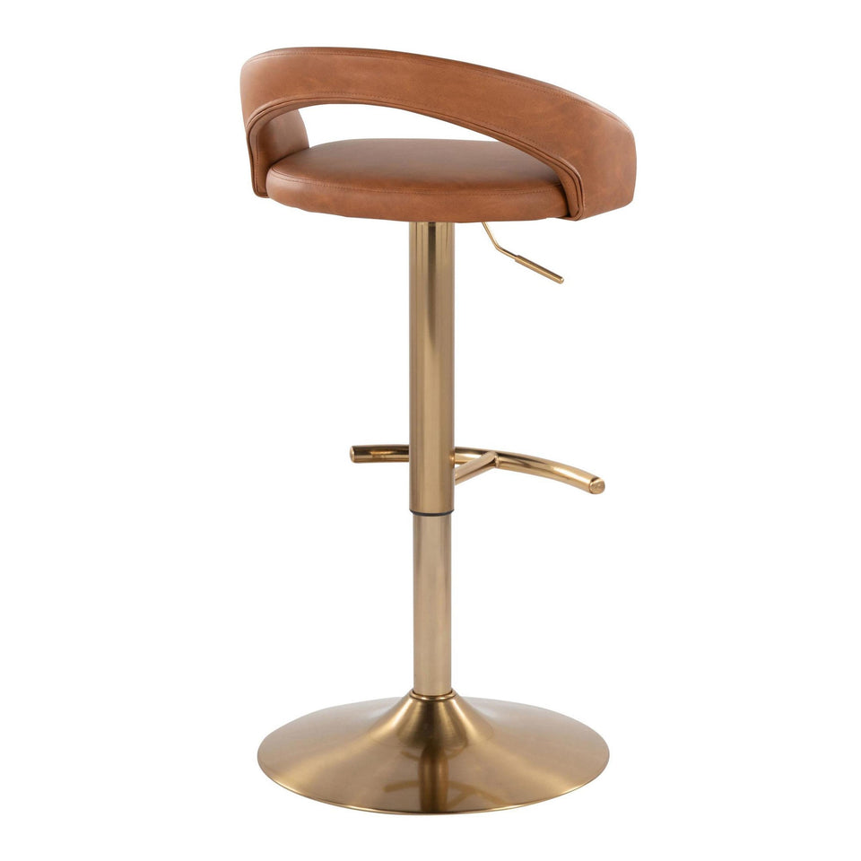 Grotto Upholstered Adjustable Barstool - Set of 3