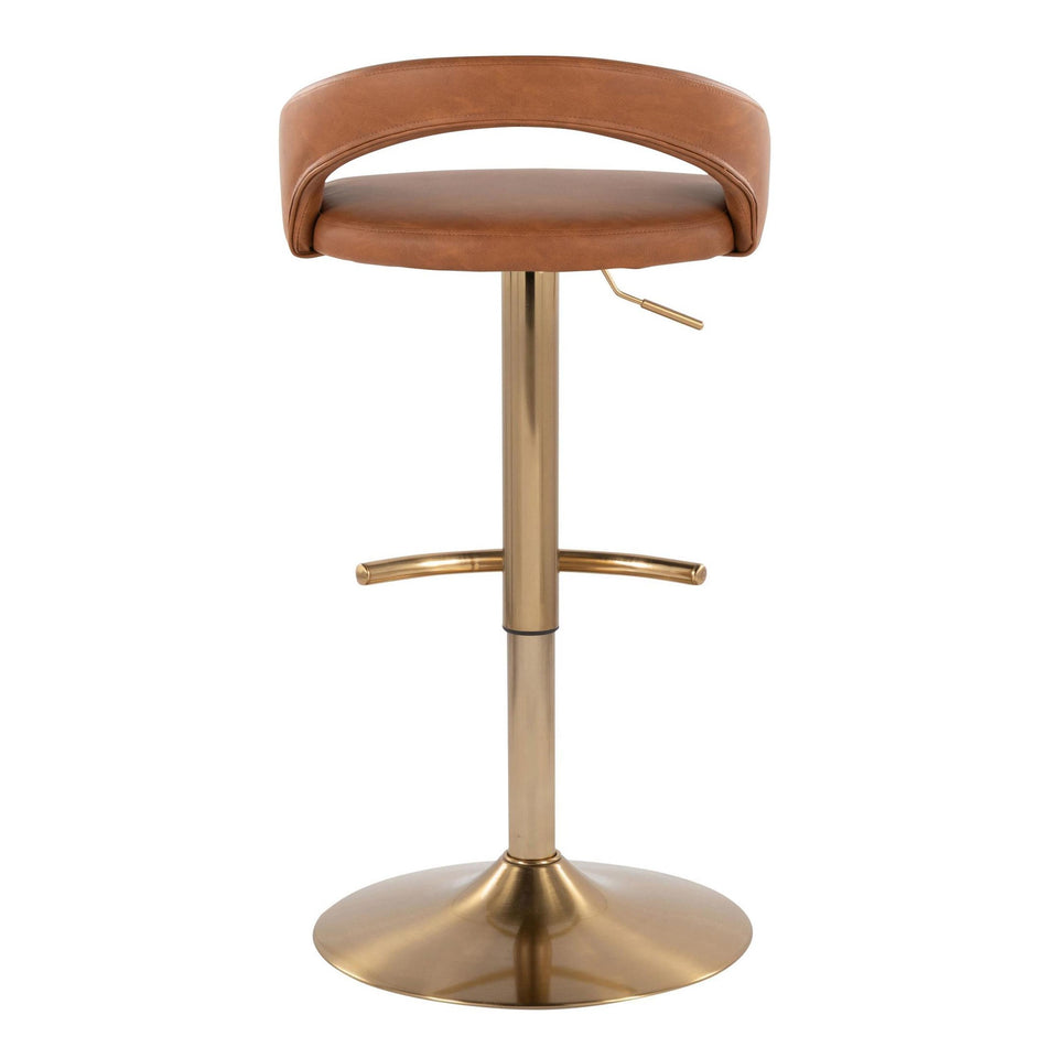 Grotto Upholstered Adjustable Barstool - Set of 3