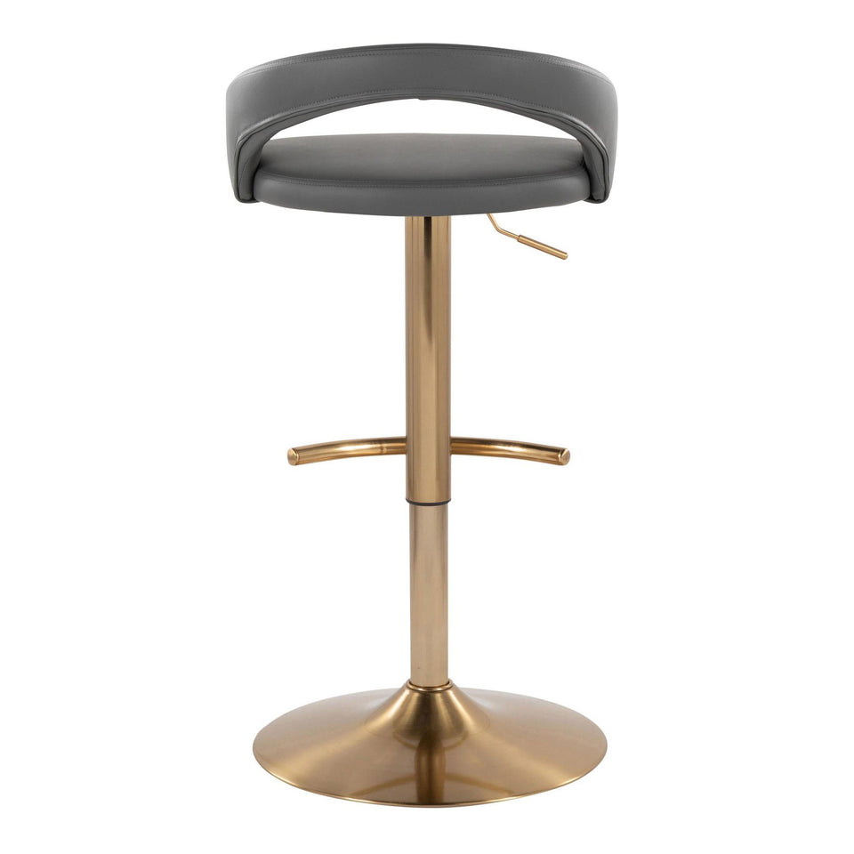 Grotto Upholstered Adjustable Barstool - Set of 3
