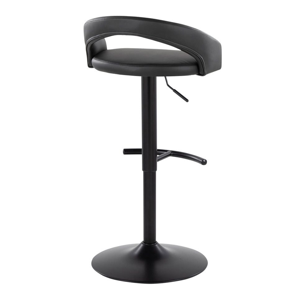 Grotto Upholstered Adjustable Barstool - Set of 3