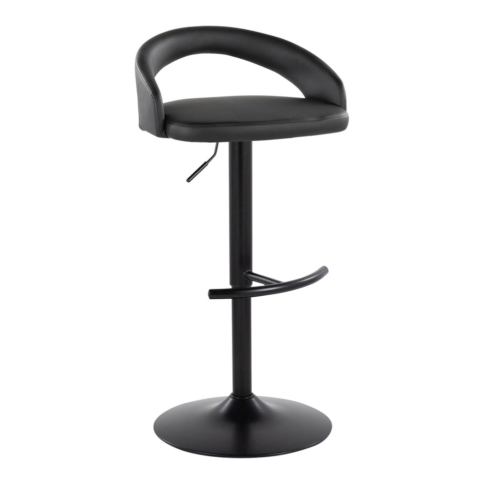 Grotto Upholstered Adjustable Barstool - Set of 3