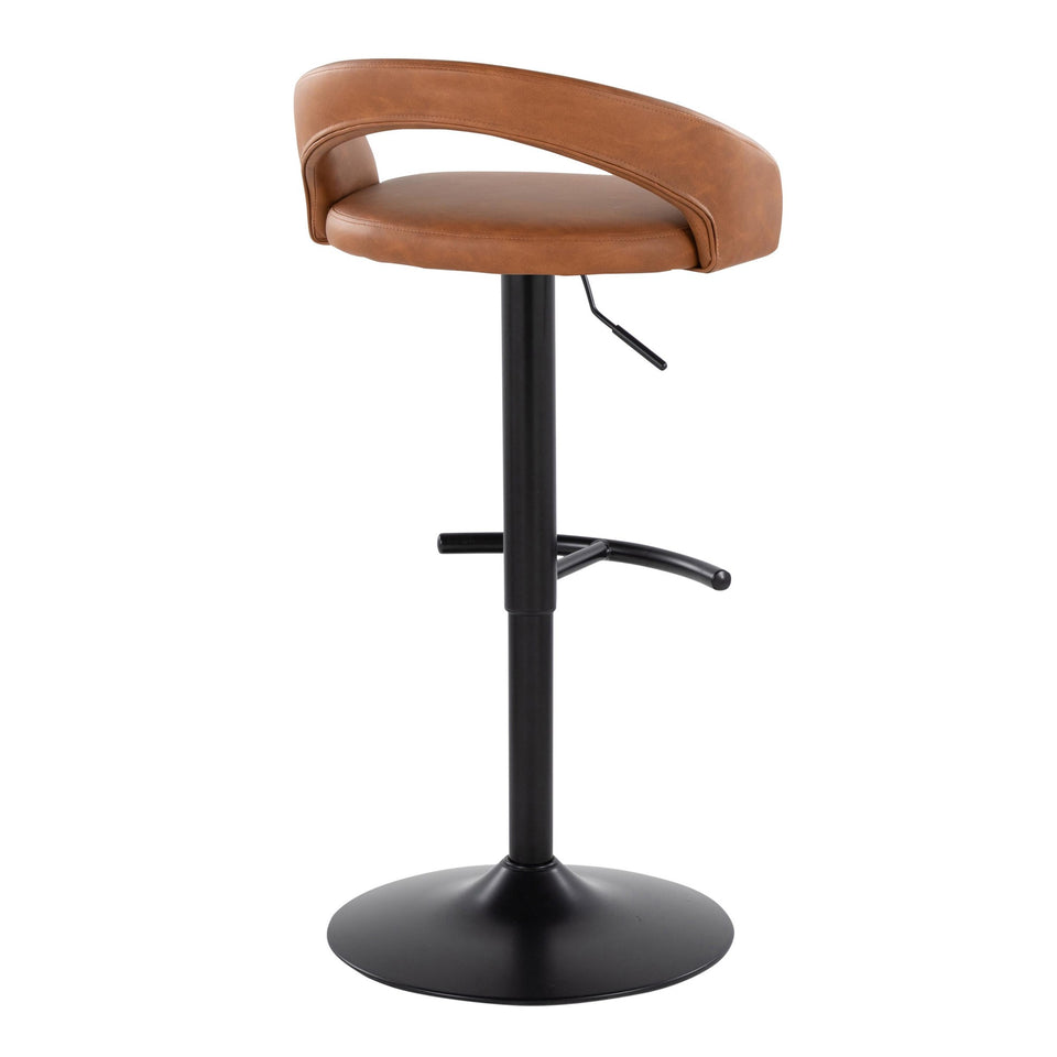 Grotto Upholstered Adjustable Barstool - Set of 3