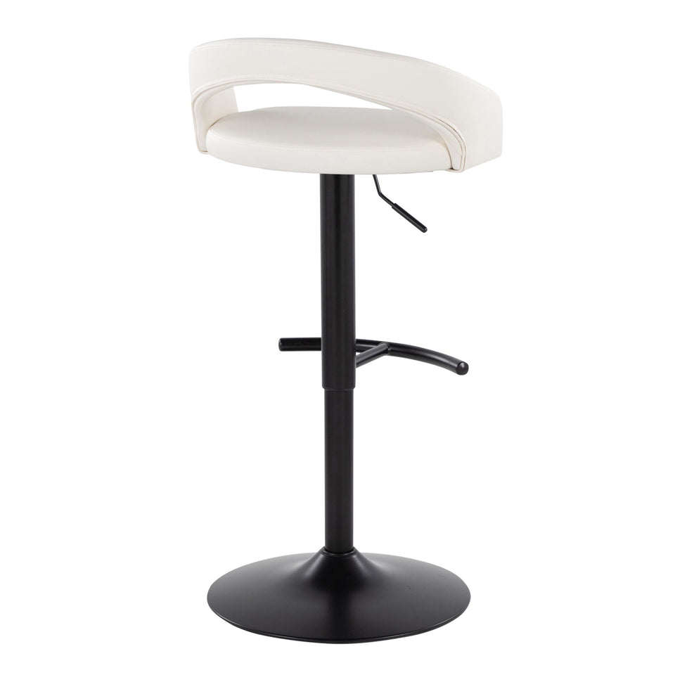 Grotto Upholstered Adjustable Barstool - Set of 3
