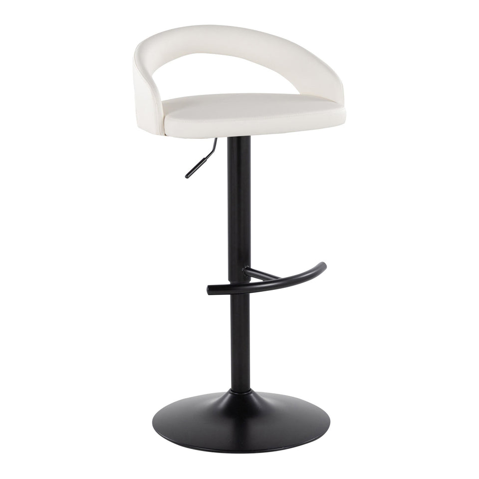 Grotto Upholstered Adjustable Barstool - Set of 3