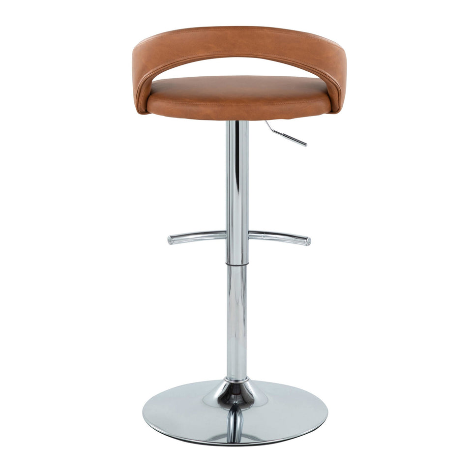 Grotto Upholstered Adjustable Barstool - Set of 3