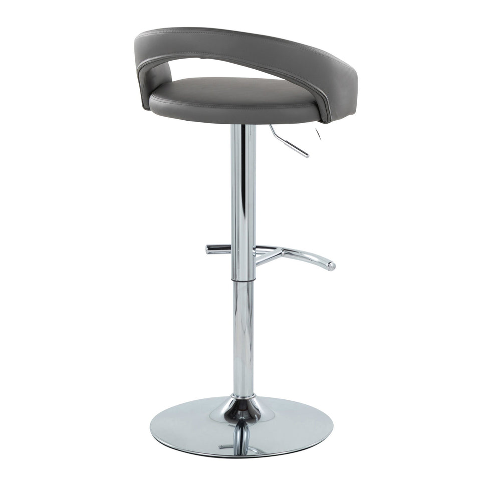 Grotto Upholstered Adjustable Barstool - Set of 3