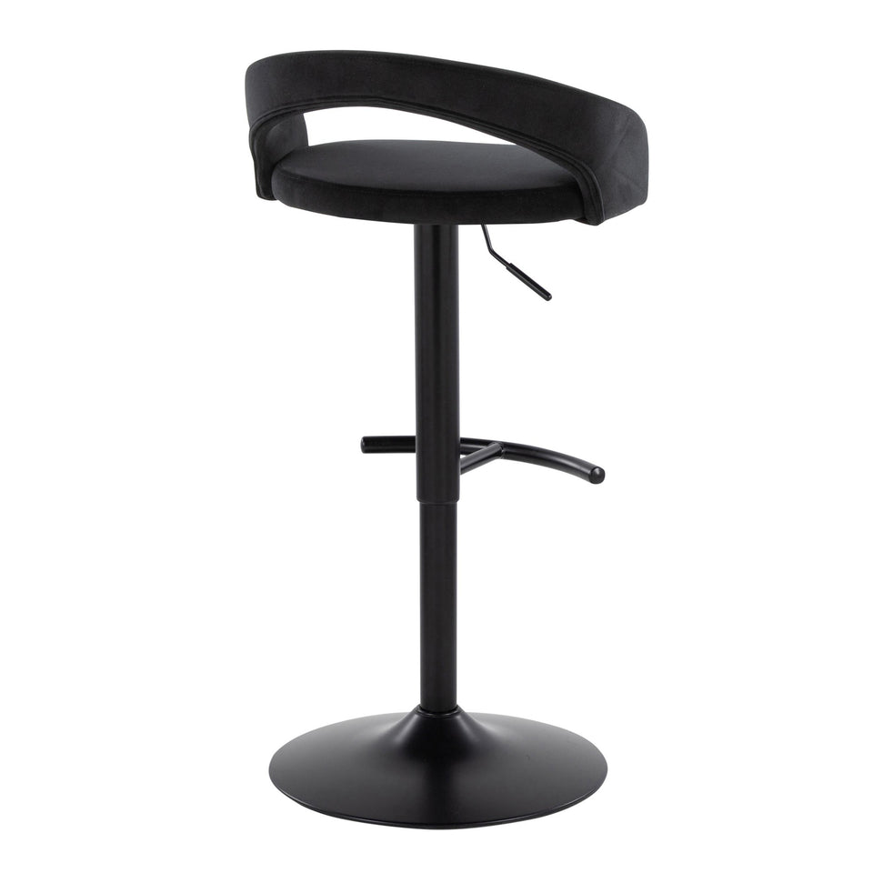 Grotto Upholstered Adjustable Barstool