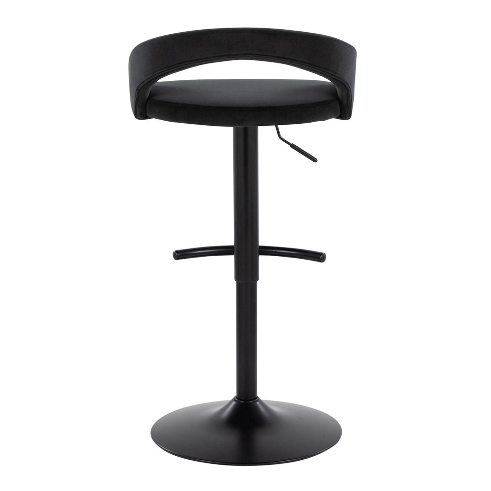 Grotto Upholstered Adjustable Barstool