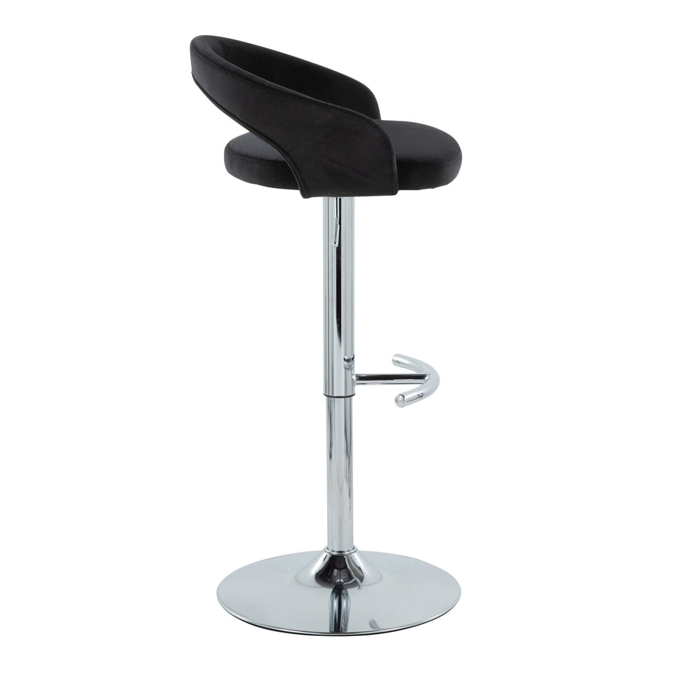 Grotto Upholstered Adjustable Barstool