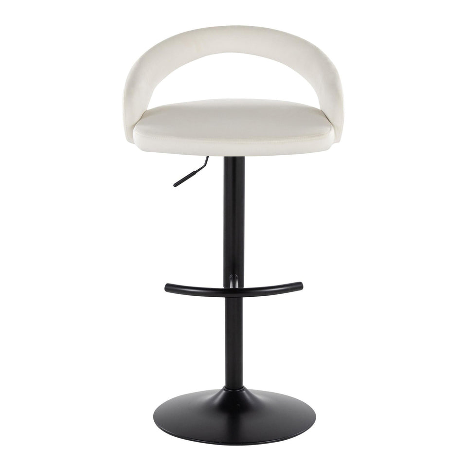 Grotto Upholstered Adjustable Barstool - Set of 2