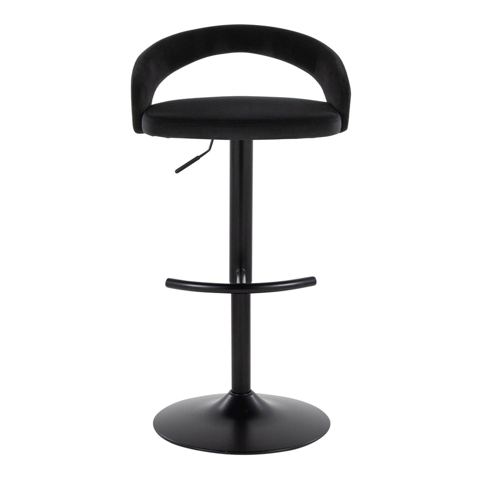 Grotto Upholstered Adjustable Barstool - Set of 3