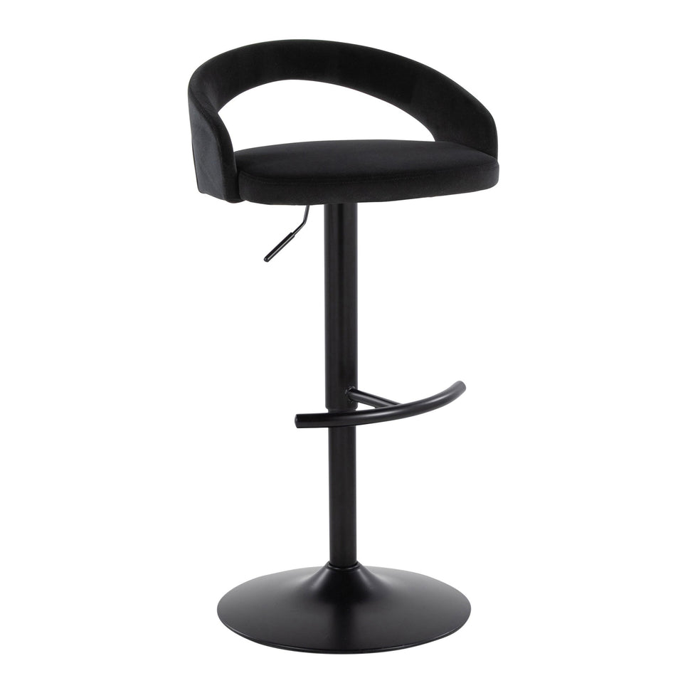 Grotto Upholstered Adjustable Barstool - Set of 3