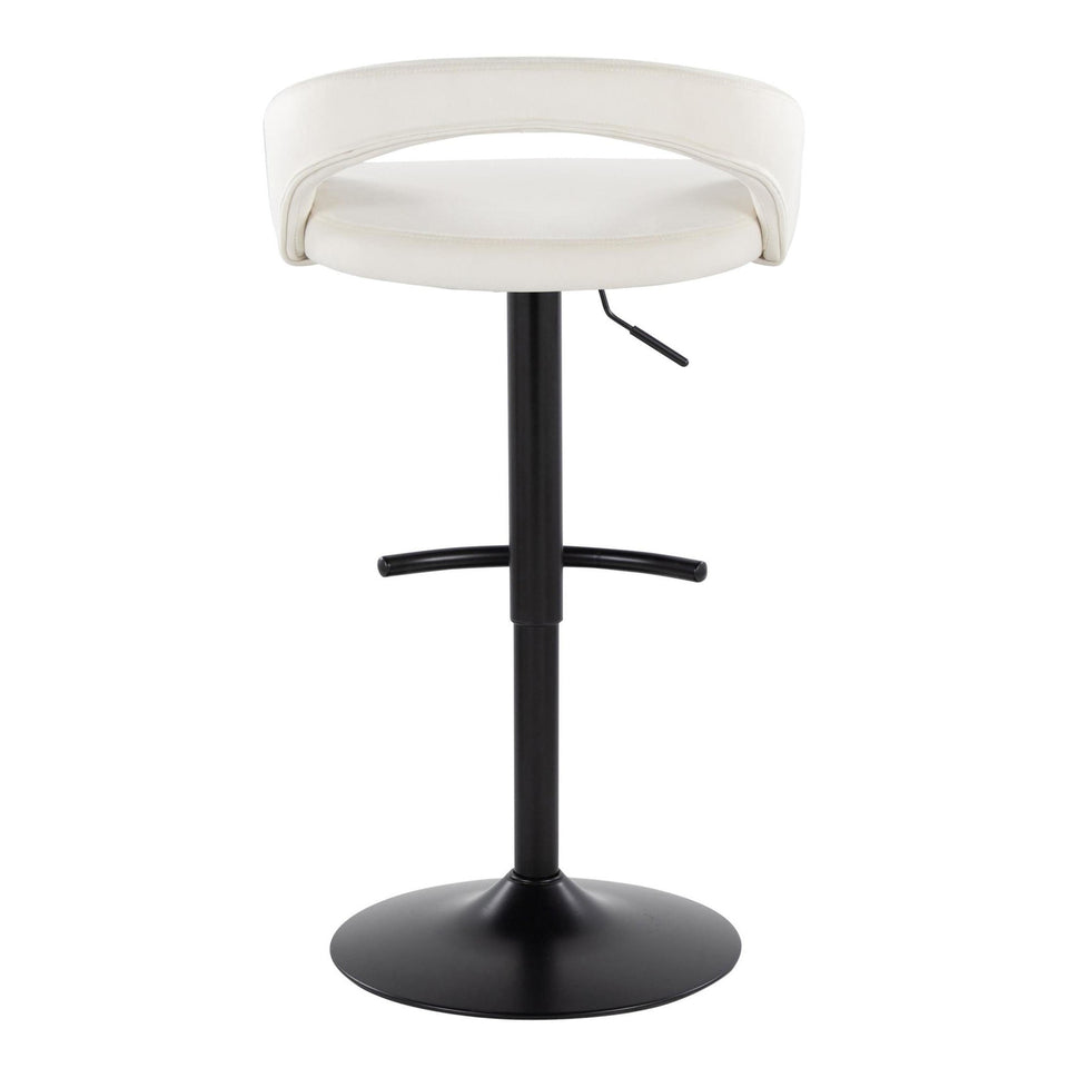 Grotto Upholstered Adjustable Barstool - Set of 3